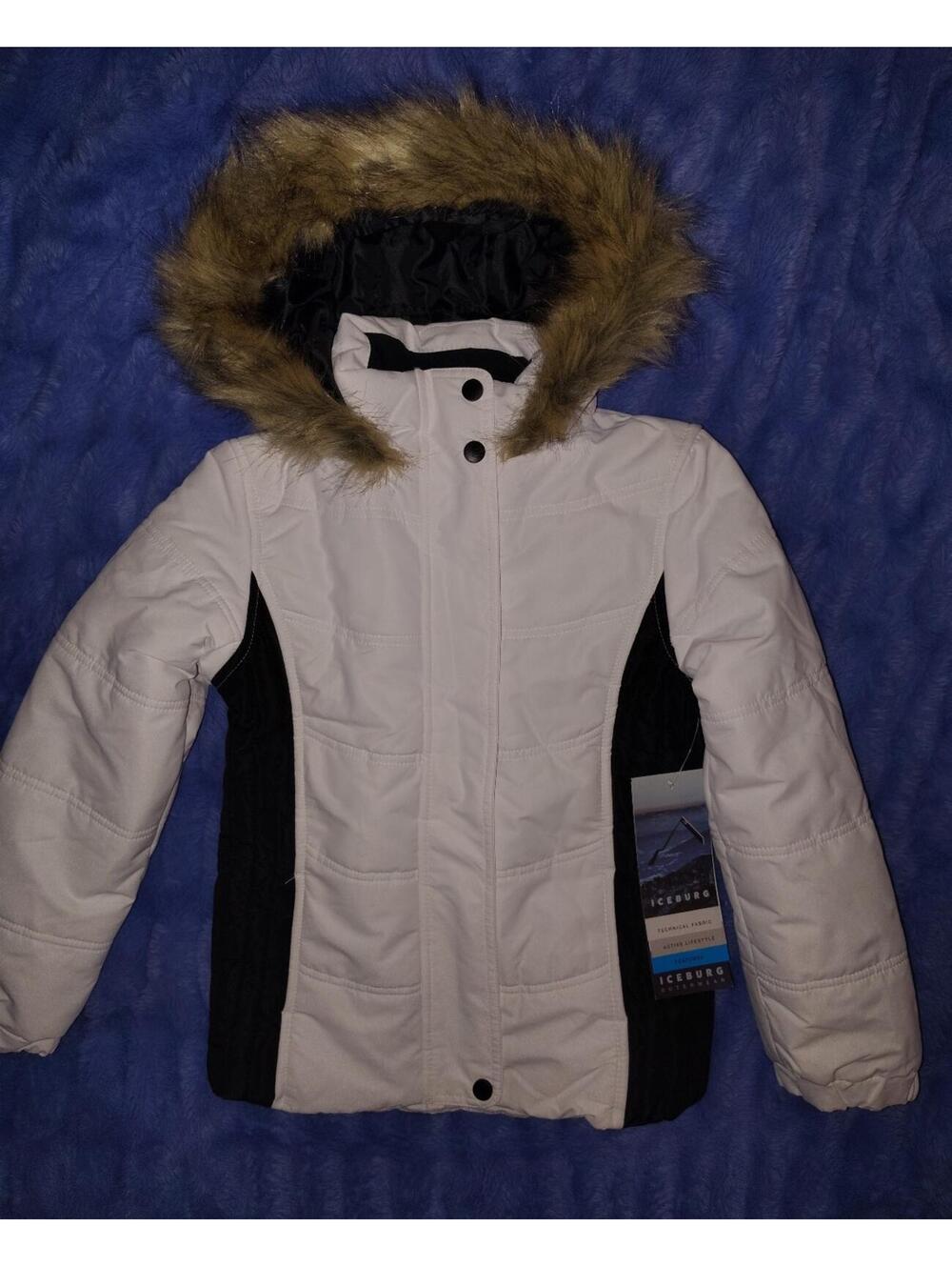 White and black winter Jacket